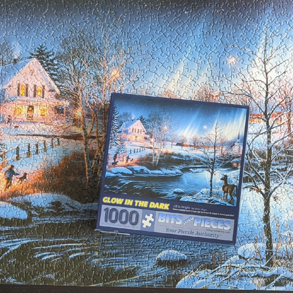 3for$20 Glow In The Dark 1000 Pieces Puzzle